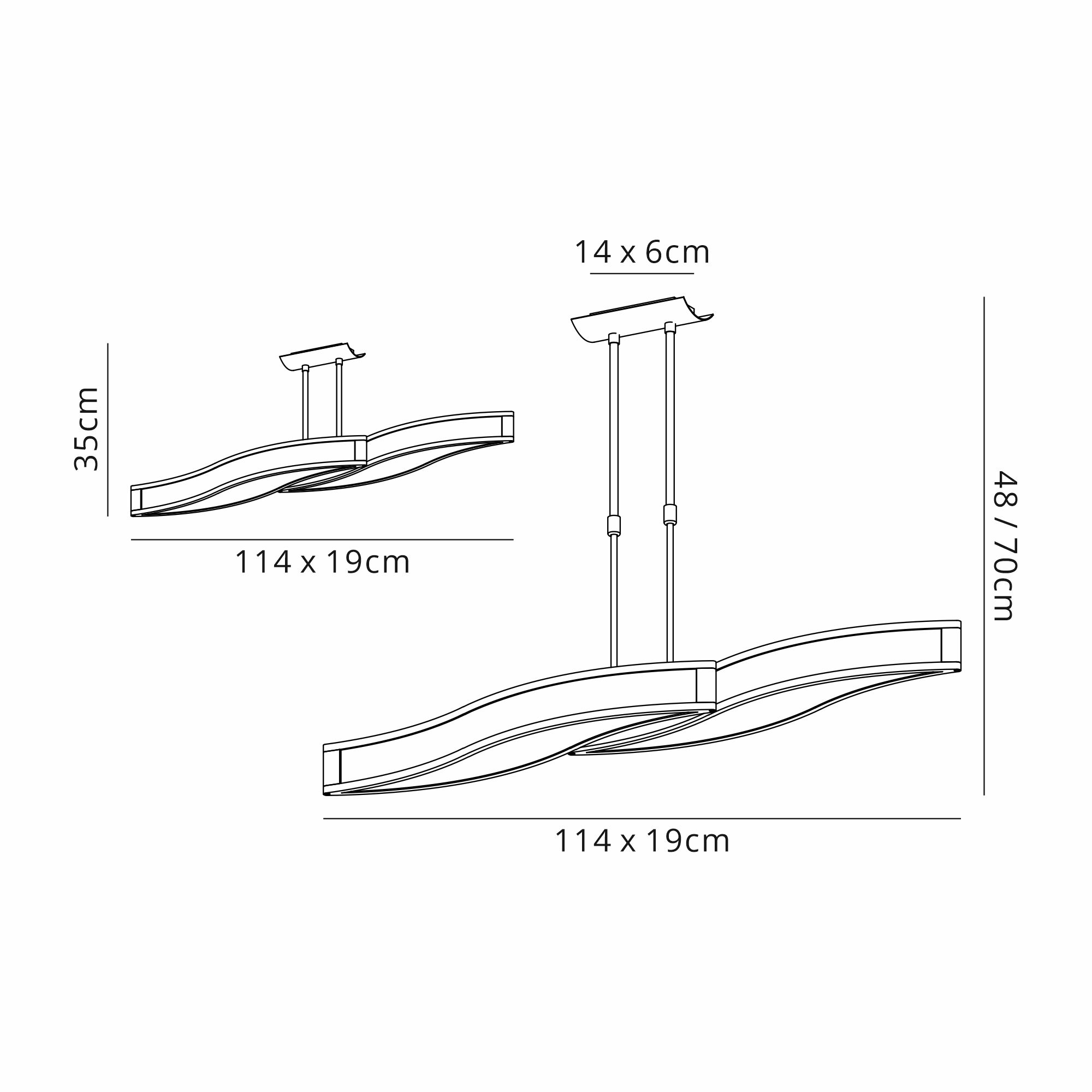 Sintesys Ceiling Lights Mantra Linear Fittings